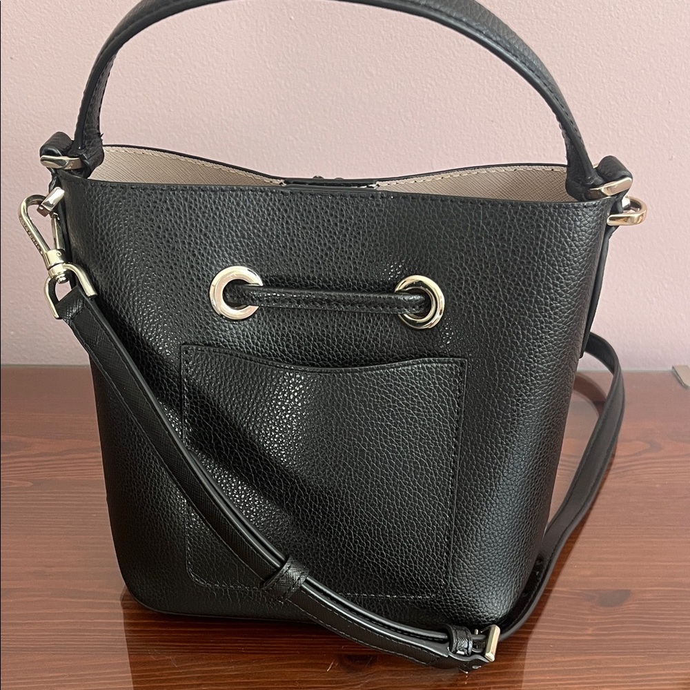 Kate Spade Black Crossbody Bag with Gold Accents - Picture 5 of 10